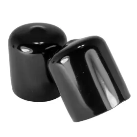 B07rb2nvz8 Prescott Plastics 3/4 Inch 19.05mm Flexible Round Black Plastic Hole Plugs - 50 Pk