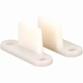 N-6567 Prime-line 6 Pack - Sliding Closet Door Floor Guides Any Size Nylon 3/4 Inch Tall 2-pk