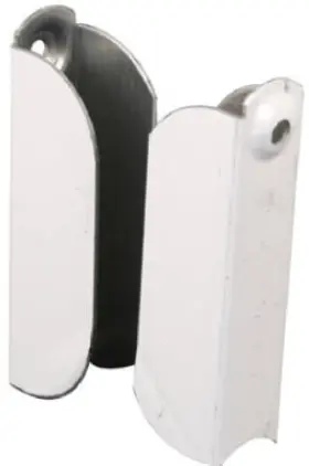 Pl-7845 Prime-line Screen Frame Top Hangers White Aluminum 6-pk. - Pl 7845
