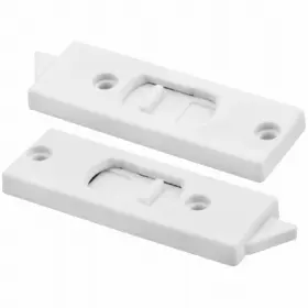 Prime Line Products 049793025999 6 Pack Sliding Window Tilt Latch White Spring Loaded Vinyl Pr. F 2599