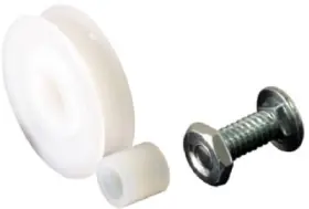 B-555 Prime Line Products Sliding Screen Door Bottom Roller 1.25- Inch Nylon Wheel Adjustable 2-pk. B 555