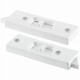 F-2598 Prime Line Products Sliding Window Tilt Latch Spring Loaded Vinyl White Pr. F 2598