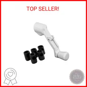H-3962 Prime Line Products Prime-line H 3962 Universal Diecast White Folding Crank Handle For Casement W