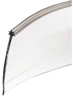 M-6227 Prime Line Products Shower Door Bottom Seal Clear 1-5/16- Inch M 6227