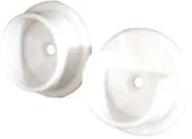 N-6568 Prime Line Products 6 Pack Wardrobe Door Pole Socket Plastic N 6568