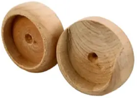 N-6794 Prime Line Products 6 Pack - Closet Pole Socket Wood -n 6794