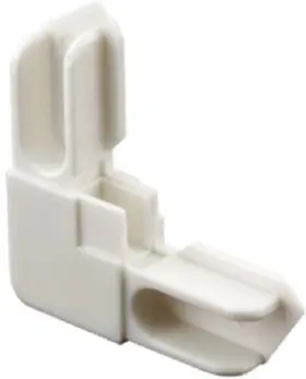 Pl-14314 Prime Line Products Window Corners White Nylon 3/8- Inch 20-pk. Pl 14314