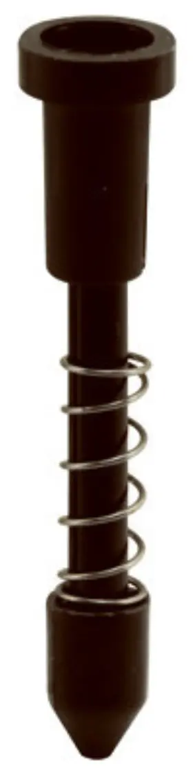 Pl-14666 Prime Line Products Window Screen Plunger Latches 3/4 X 3/8 Or 7/16- Inch Black 25-pk. Pl 14666