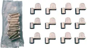 Pl-7735 Prime Line Products 12-pack 5/16-inch Mill-finish Screen Clips -pl 7735
