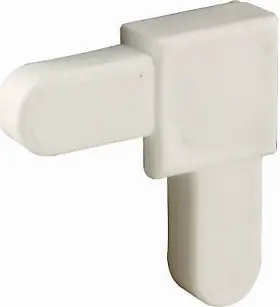 Pl14336 Prime Line Products Screen Frame Corner Plastic Square Cut White 5/8 X 1/4- Inch 20-pk. Pl 14336