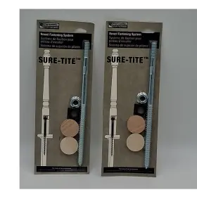 00106391 Professional Stair Fasteners Sure-tite Newel Fastening System Kit 2 Packs