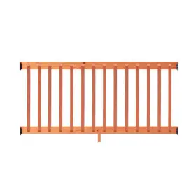 446313 Prowood 6-ft Redwood-tone Southern Yellow Pine Rail Kit With B2e Baluster Exterior