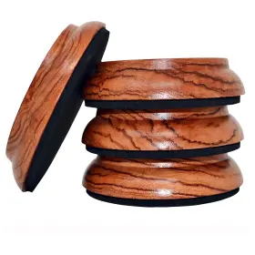 B0c4xzsj9n Punk Upright Piano Caster Cups Premium Hardwood Rosewood Pads Furniture Floor Protect