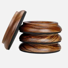 B0d7ldpvt3 Punk Upright Piano Caster Cups Hardwood Floor Protectors Set Of 4 Non-slip Rosewood