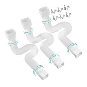 Mhtb012 Pxcayff 3 Pack Rain Gutter Downspout Extensions Flexible Diverter Extendabl
