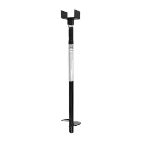 10565 Pylex Helical Post 32 Inch Black Adjustable 5000lb Capacity No Concrete 4x4 Support