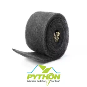 Python 313047561572 3/4 Inch X 10.5 20 Ft. Rolled Ridge Vent With Nails