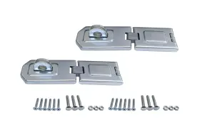 B0cxp5r63p Qcaa Extra Heavy Duty Concealed Safety Hasp Flexible Link Hardened Staple 6-1/4 Inch