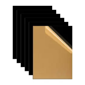 Qyusa044 Qeeyon 6pcs Black Acrylic Sheets For Craft 4 X 6 Inch Plexiglass 1/16 T