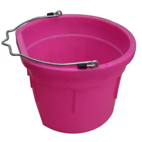 8-qts Qingdao Huatian Hand Truck 052088009130 Utility Bucket Flat Sided Hot Pink 8-qts. -mr8qp/fsb-htpink