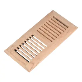 Qr-fasr4x10wo Qirui White Oak Hardwood Drop In Floor Register 4x10 Inch High Output Air Flow W