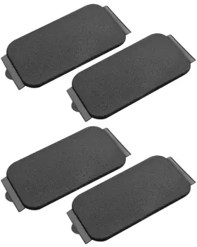 Yjcapb01qlzyj Qlzozb 4 Pcs Black Truck Bed Rail Cap Plastic Bedrail Insert Plug Box Stake Pocket C
