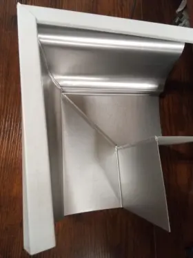6otm3wlf Quality Aluminum 20pk 6 Inch 90 Degree Outside Corner Gutter Mitre Herringbone 136