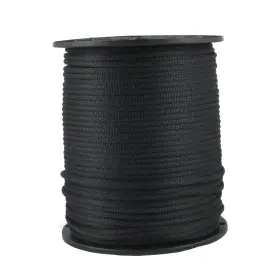 4337028230 Quality Nylon Rope 3/16 Inch Black Dacron Polyester - 500 Foot Spool Solid Braid Indust