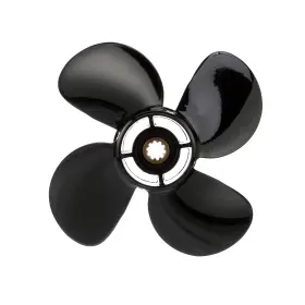 8m8027517 Quicksilver Nemesis 4-blade Aluminum Propeller - For Mercury And Mercruiser E