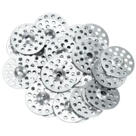 Dg36059 Qwork 200 Pcs 1 Inch Zinc Plated Plaster Washers For Wall Ceiling
