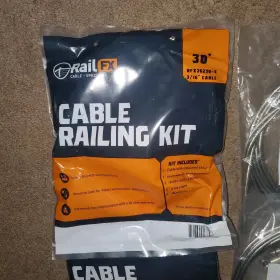 26230-6 Rail Fx Railfx 3/16 Inch X 30ftl 262 Series Stainless Steel Cable Railing Kit