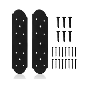 Vlrt022-a4bk Rasugarlary Spus I Shape Steel Flat Bracket 4 Pcs 10 Inch X 3 Fixing Mending Plat... Fast Ship