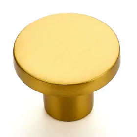 Ocnyn8js1 Ravinte 1 Pack Cabinet Knobs Gold Kitchen Round Dresser