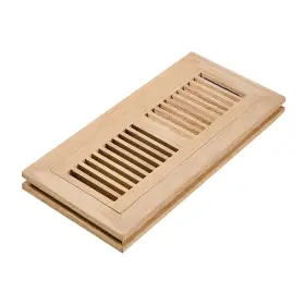 Fmwo4x12 Razo White Oak Flush Mount Floor Register Wood Vent Cover 4x12 Inch Duct O