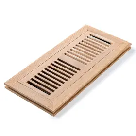 Fmwo6x14 Razo White Oak Wood Flush Mount Floor Register Vent Cover 6x14 Inch Duct Op