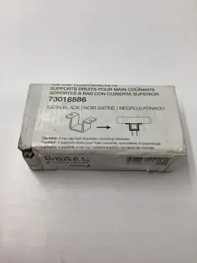 73018886 Rdi Box Of 4 - Oem Excalibur Flush Mount Cap Rail Bracket Matte Black