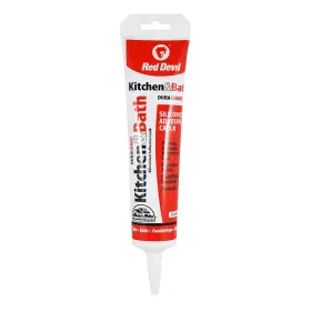0445 Red Devil Duraguard Kitchen And Bath Siliconized Acrylic 5.5 Oz. Clear