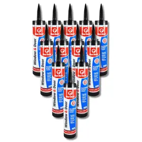 B07r38tnll Red Devil 08466012 Window Door Siliconized Acrylic Caulk Black 10.1 Oz Case Of