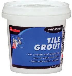 0422 Red Devil Inc 12 Pack Pre-mixed Tile Grout 1/2-pint