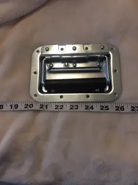 Rh-0511-a Reliable Hardware Company Road Case Spring Loaded 10 Hole Recessed Handle New