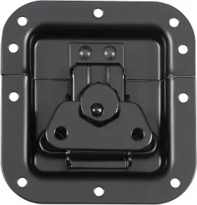 Rh-a3020bk-a Reliable Hardware Company Road Case Spring Loaded Recessed Black