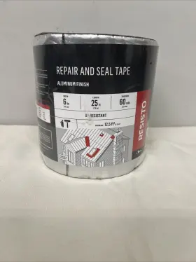 002-172 Resisto 623680668768 Pap 22 6 Inch X 25 Ft. Aluminum Roll Flashing Tape New