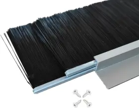 3913 Retsun 4 Pack Double Layer Door Brush Seal Kit 2.5 Inch X 39.3 Heavy Duty Bottom