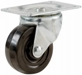 Richelieu 057507250827 24 Pack - Rubber Wheel Swivel Plate Caster 2 Inch F25082