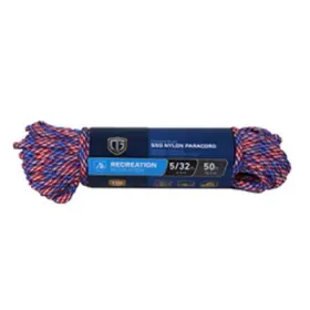 642601 Richelieu 12 Pack - Paracord 550 Nylon Rope Patriot 5/32 Inch X 50 Ft