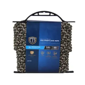 642841 Richelieu Polypropylene Rope Twisted Camouflage 3/8 Inch X 50 Ft. -