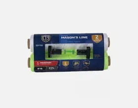 642361 Richelieu America Ltd. Mason Line Twine Twisted Neon Yellow #18 X 225-ft. 2-pk