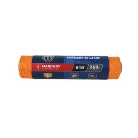642371 Richelieu America Ltd. Nylon Mason Line Twine Twisted Orange #18 X 260-ft
