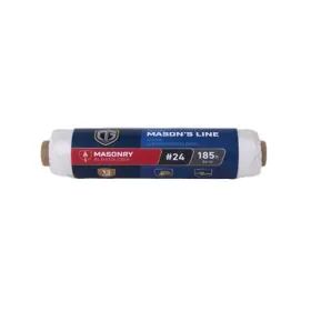 642581 Richelieu America Ltd. 22 Pack Nylon Mason Line Twine Twisted White #24 X 185-ft
