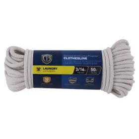 643971 Richelieu America Ltd. Clothesline Cotton Diamond Braided 3/16- Inch X 50-ft